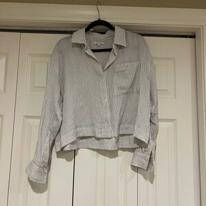 Z Supply Striped Button Down Shirt